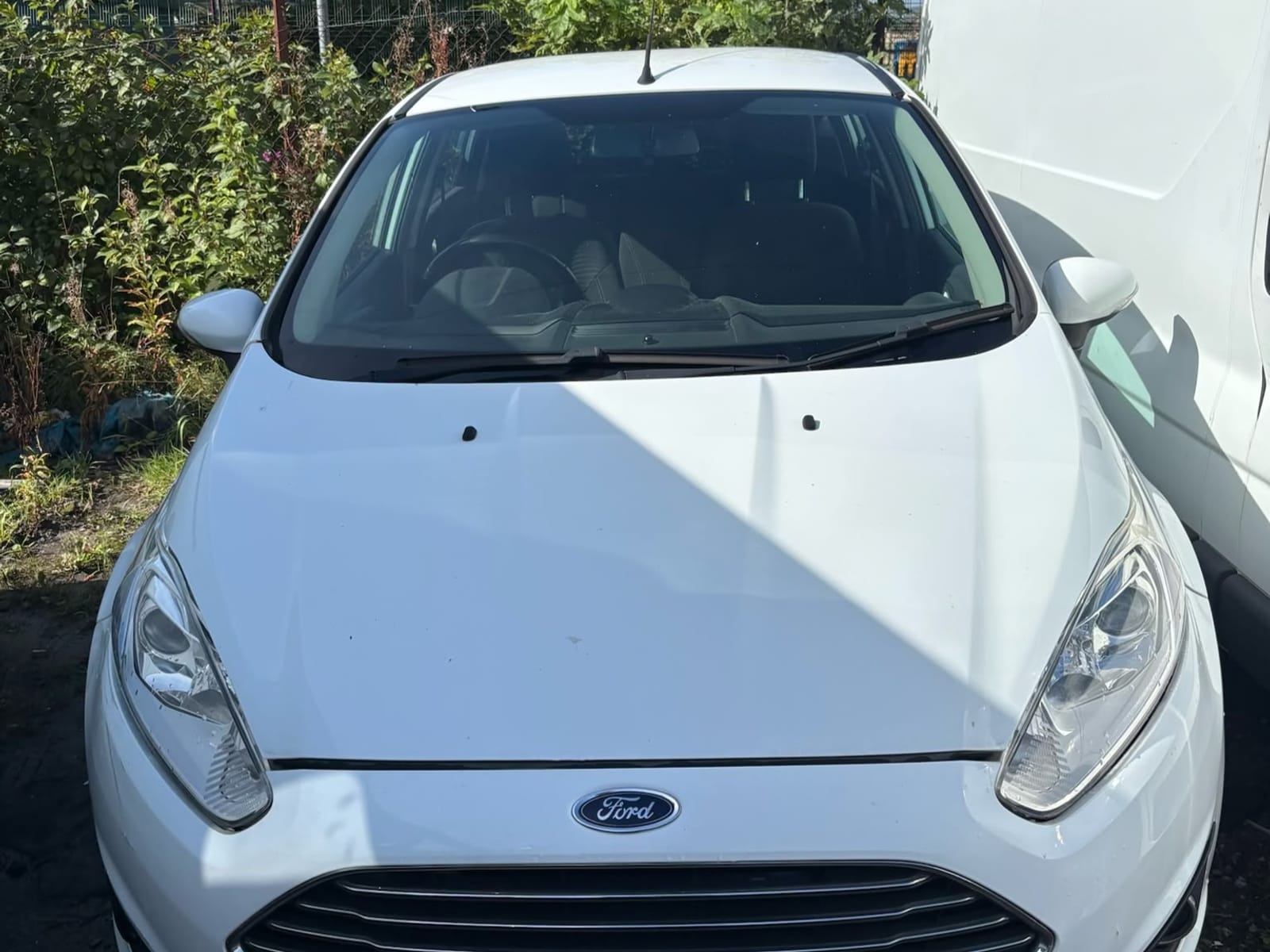 Ford Fiesta being broken for parts at Allparts Rochdale
