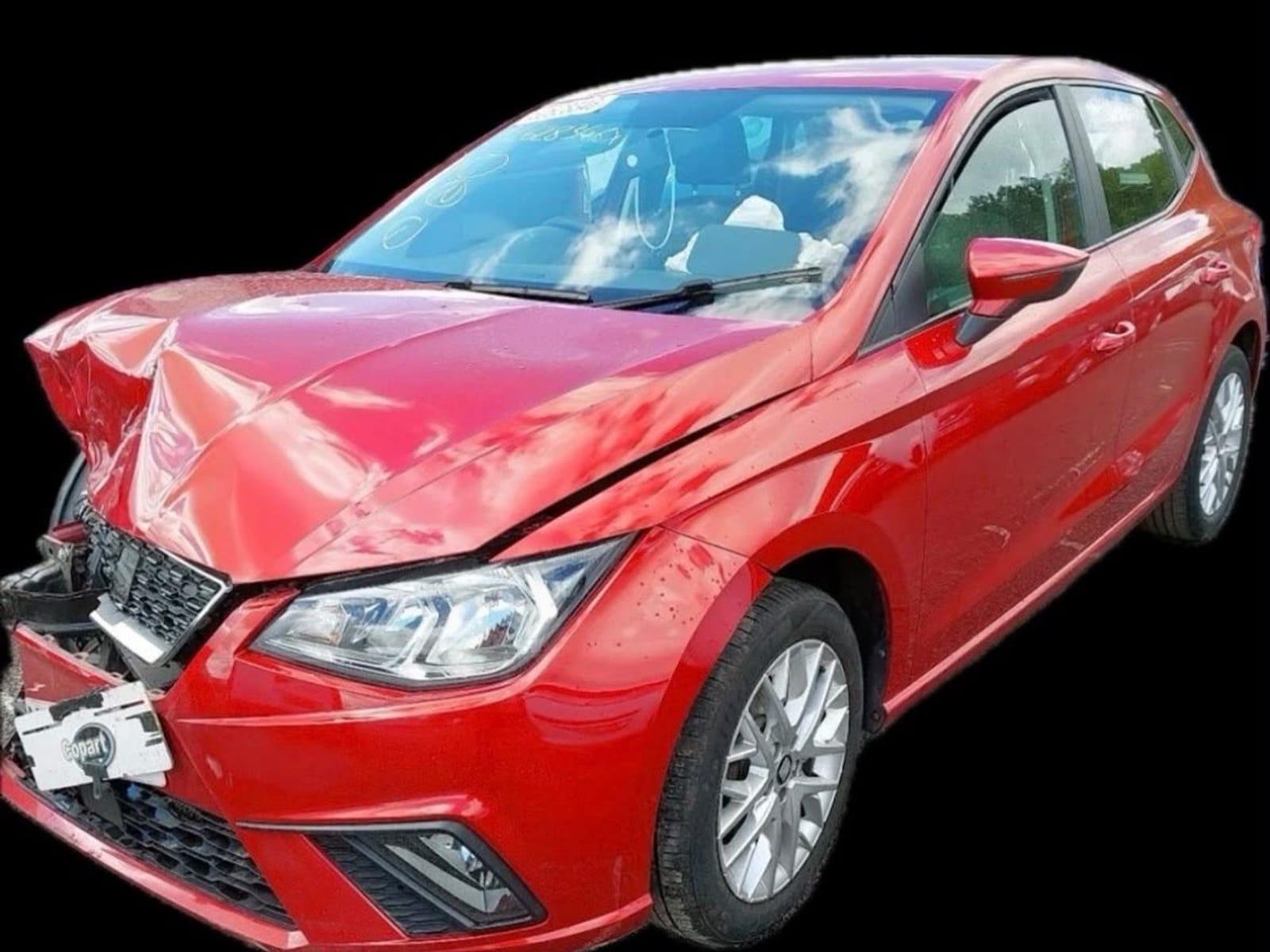 Seat Ibiza being broken for parts at Allparts Rochdale