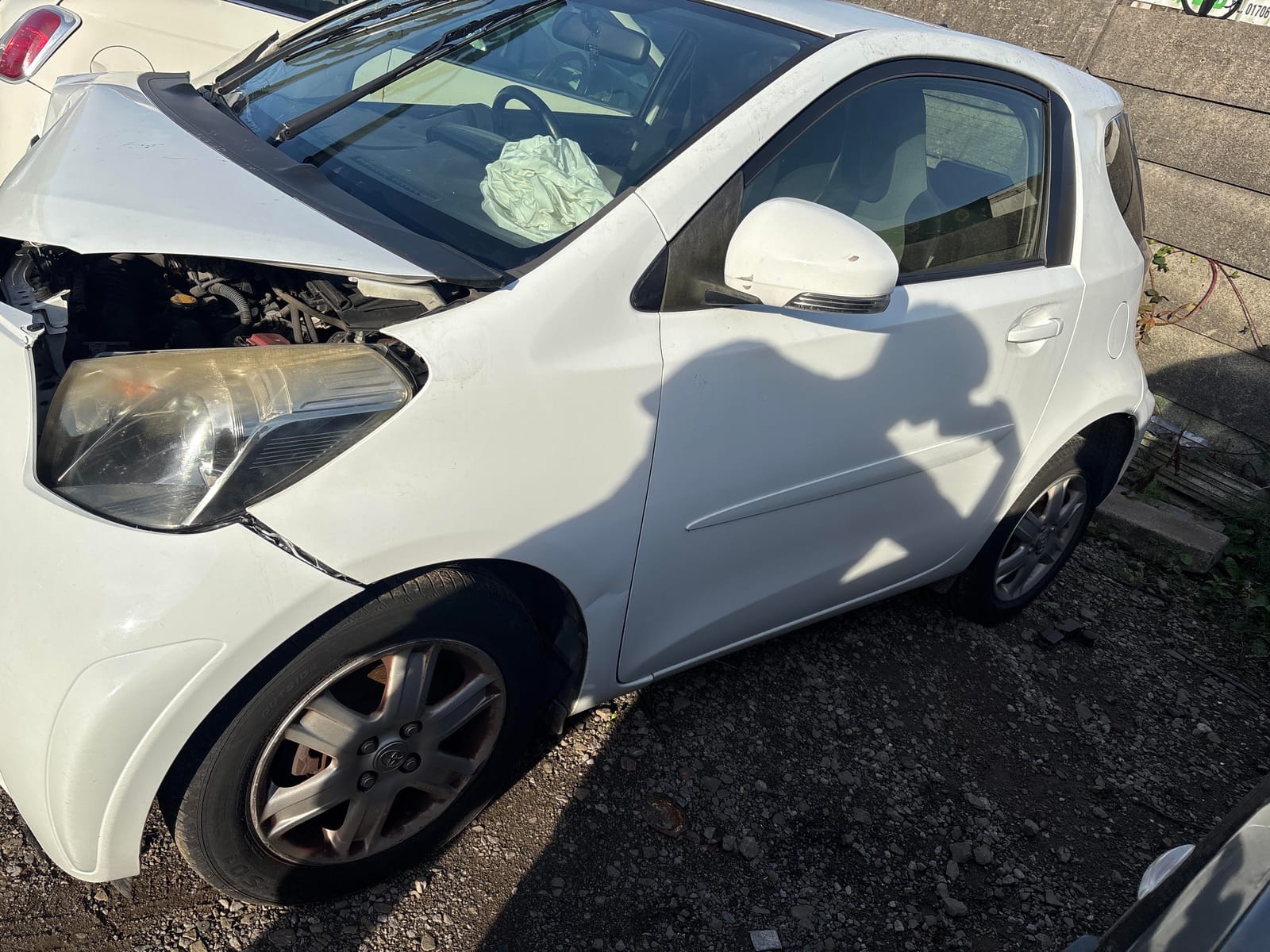 2012/13 Toyota iQ being broken for parts at Allparts Rochdale